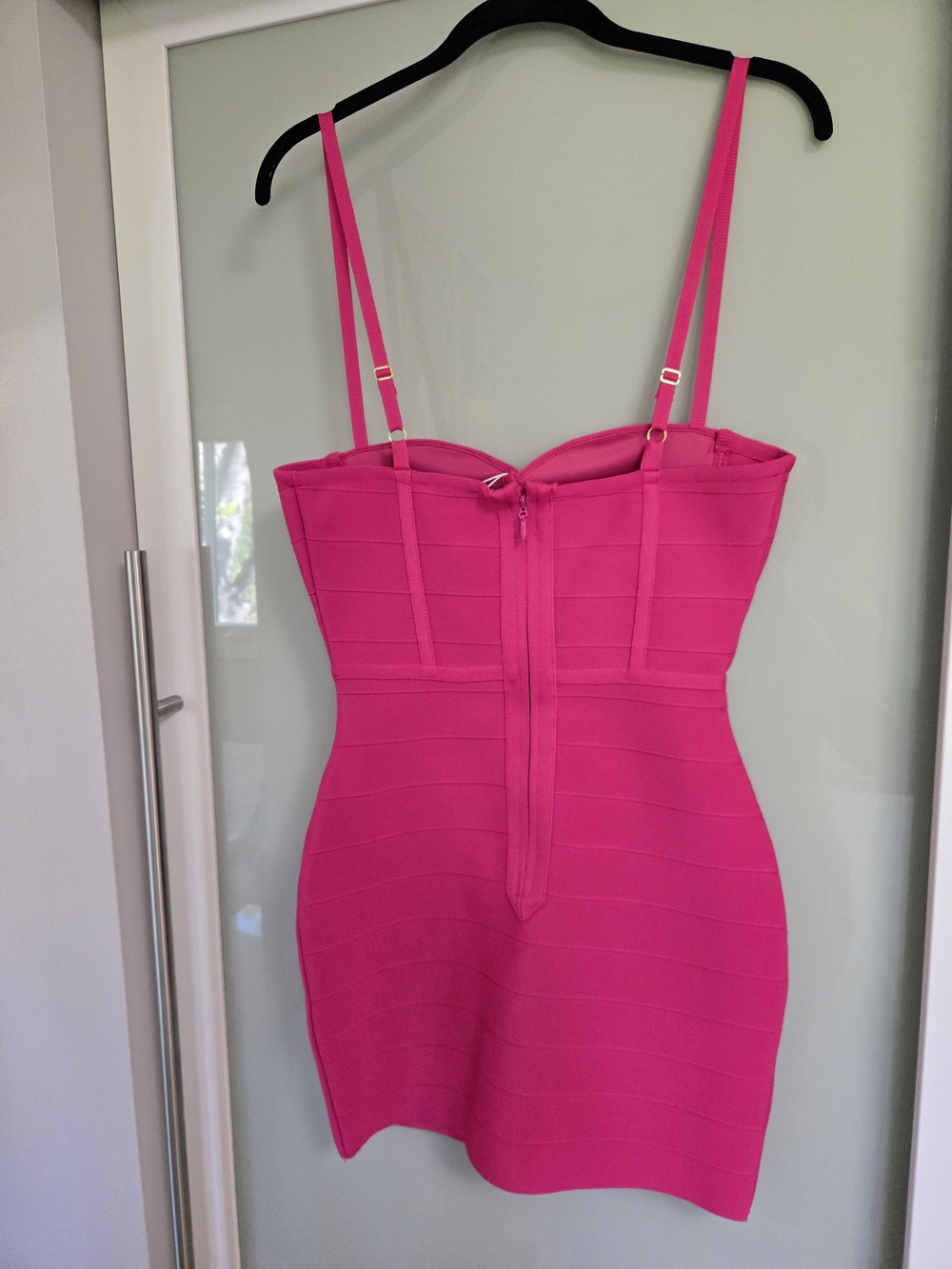 NWT Hello Molly Iconic Edge Bandage Mini Dress In Pink - Picture 6 of 6